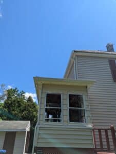 Completed Seamless Gutters Job