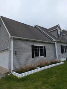 Completed Seamless Gutters Job