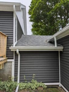 New Seamless Gutter Installation